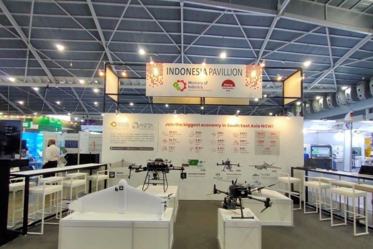 Kemenperin bersama ASTTA boyong industri drone ke Singapura, unjuk teknologi canggih
