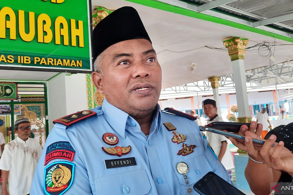 70 persen warga binaan di Lapas Pariaman telah ikuti i'tikaf