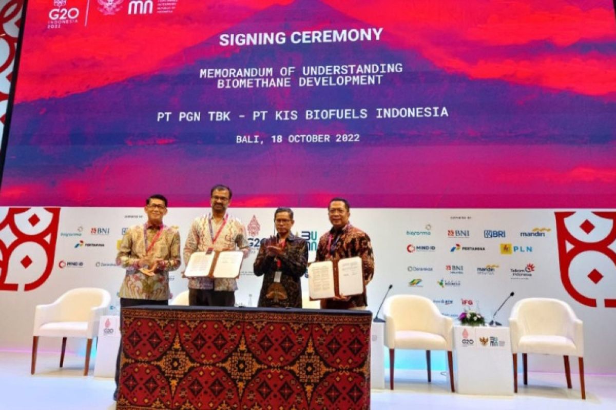 PGN - KIS Biofuels Indonesia jajaki kerja sama pengembangan biomethane untuk optimasi transisi energi