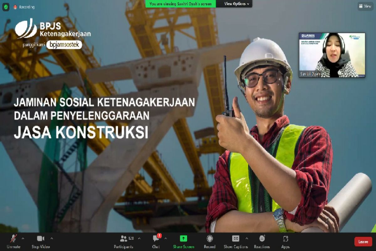 BPJAMSOSTEK ingatkan pelaku jasa konstruksi daftarkan pekerjanya