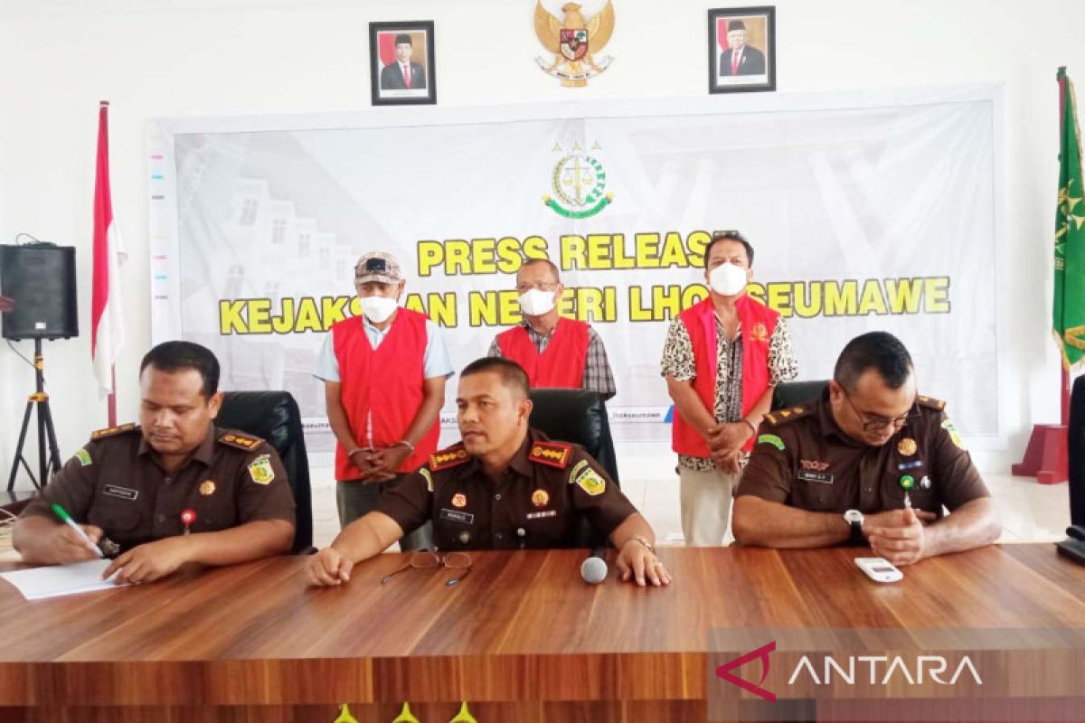 Jaksa Tahan Tiga Tersangka Korupsi Rp56 Miliar Antara News Aceh 0603