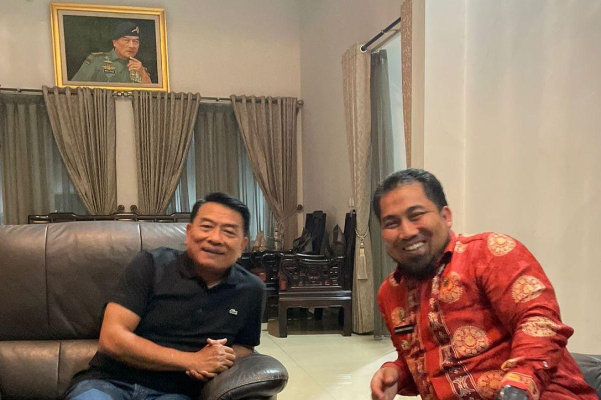 Jumpa dengan Moeldoko, Ini yang dibahas Pj Bupati Aceh Besar