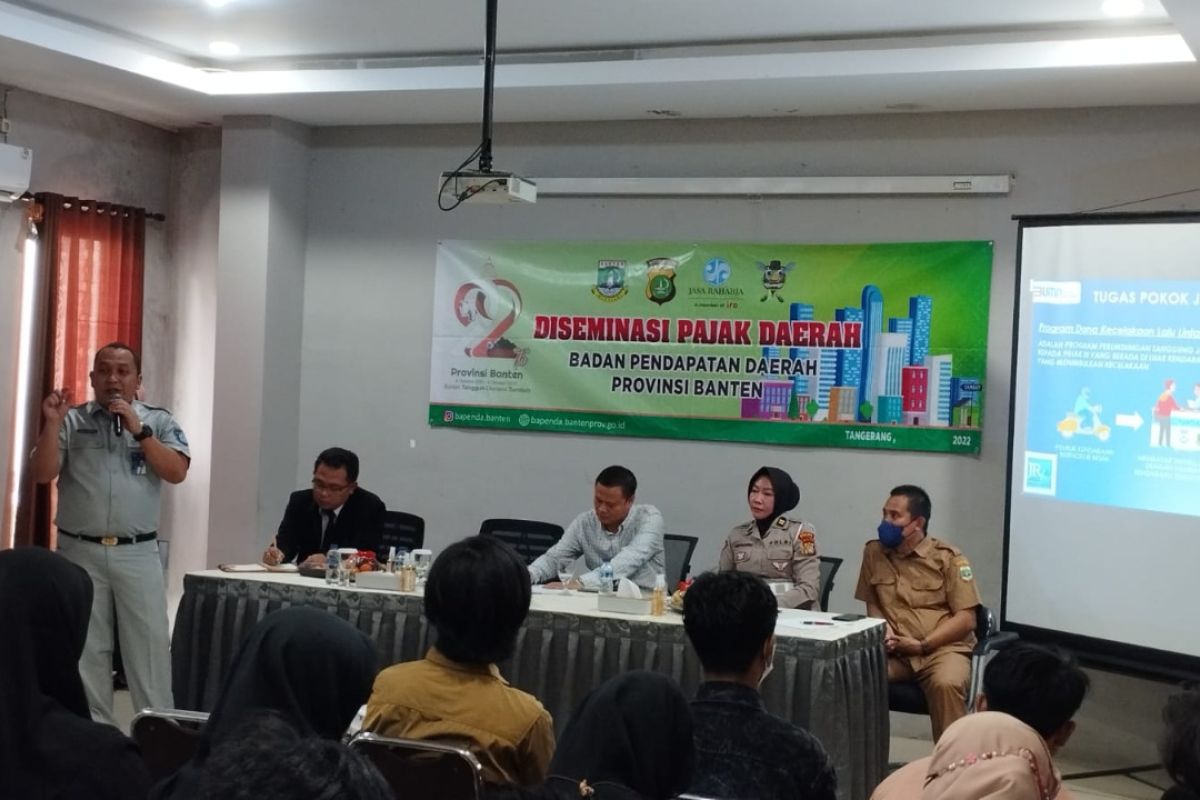 Jasa Raharja Tangerang sosialisasikan Diseminasi Pajak Daerah di Institut Teknologi dan Bisnis Bina Sarana Global Tangerang