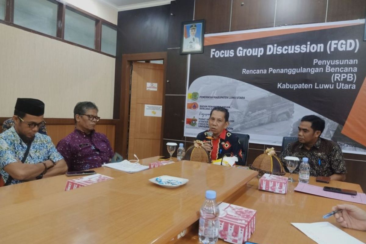 BPBD Luwu Utara  gandeng Unhas menyusun rencana penanggulangan bencana