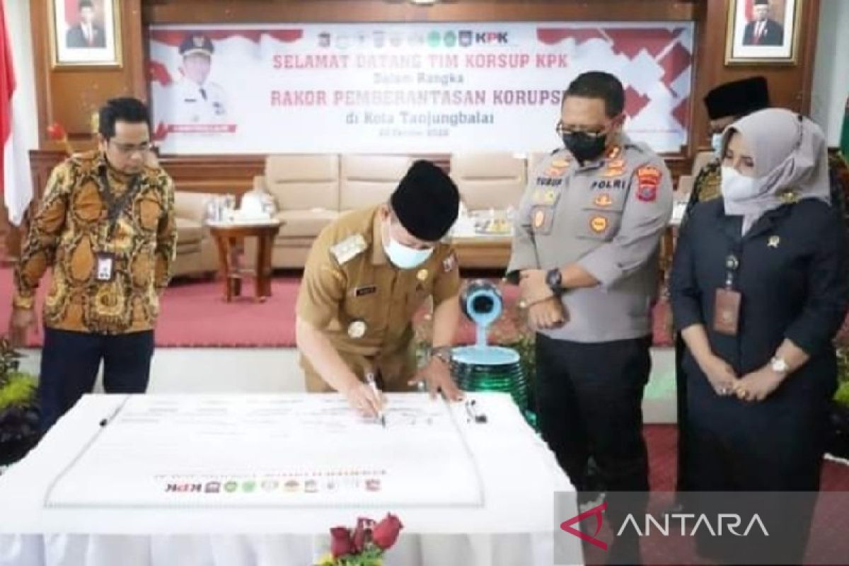 Pemkot Tanjungbalai dukung Tim Korsupgah KPK RI