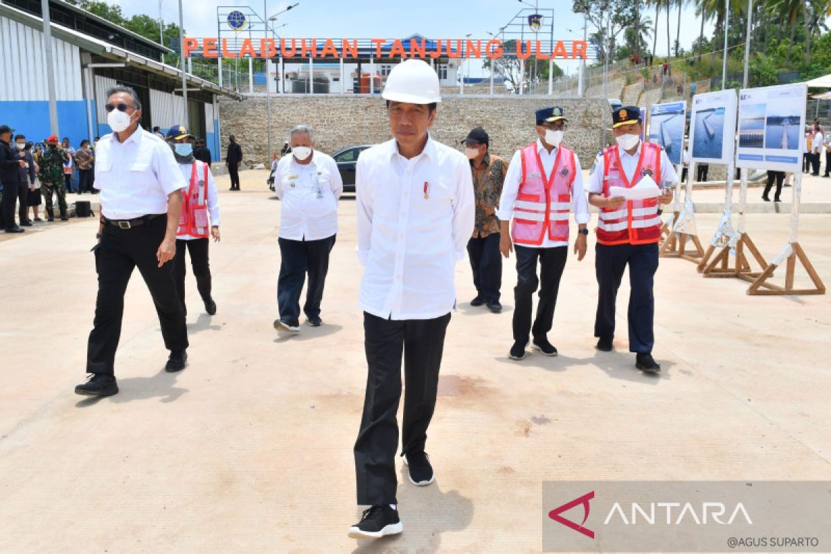 Presiden: pembangunan Pelabuhan Tanjung Ular sudah 99 persen