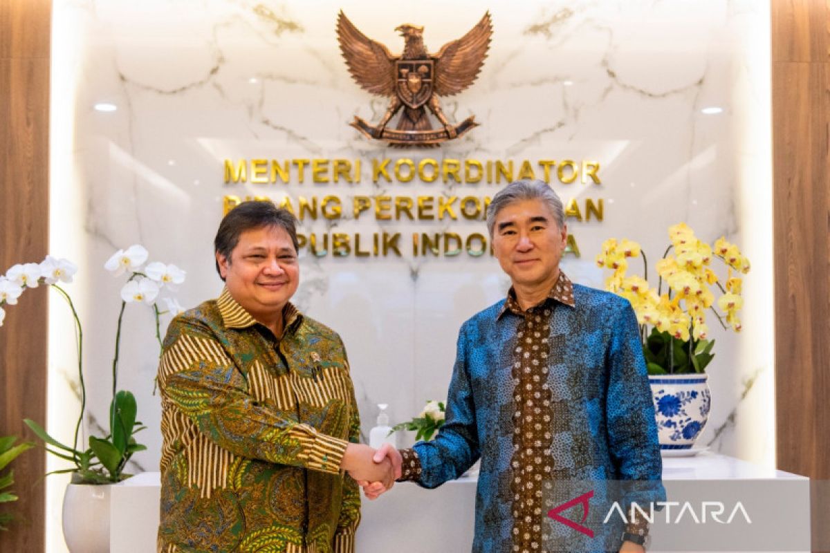 Menko Airlangga bertemu Dubes Amerika Serikat bahas partisipasi PGII