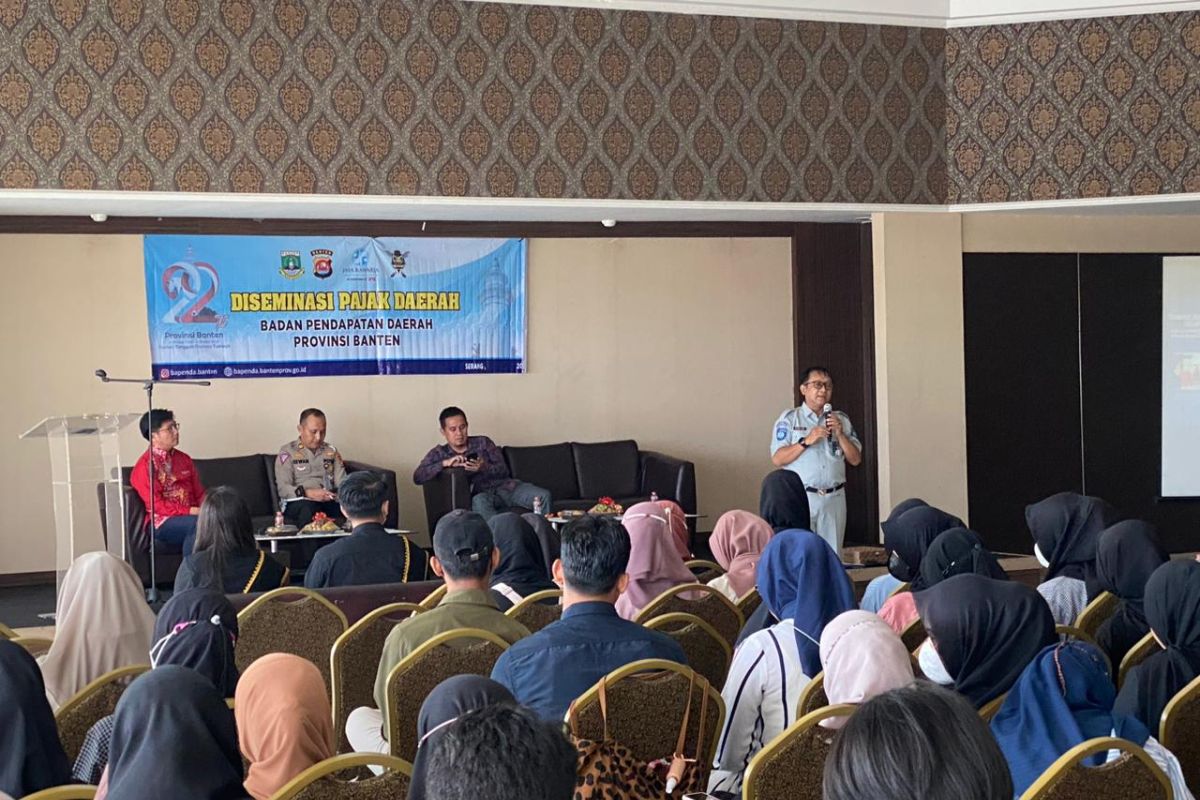 Jasa Raharja Banten turut serta sosialisasikan diseminasi pajak daerah di Unsera