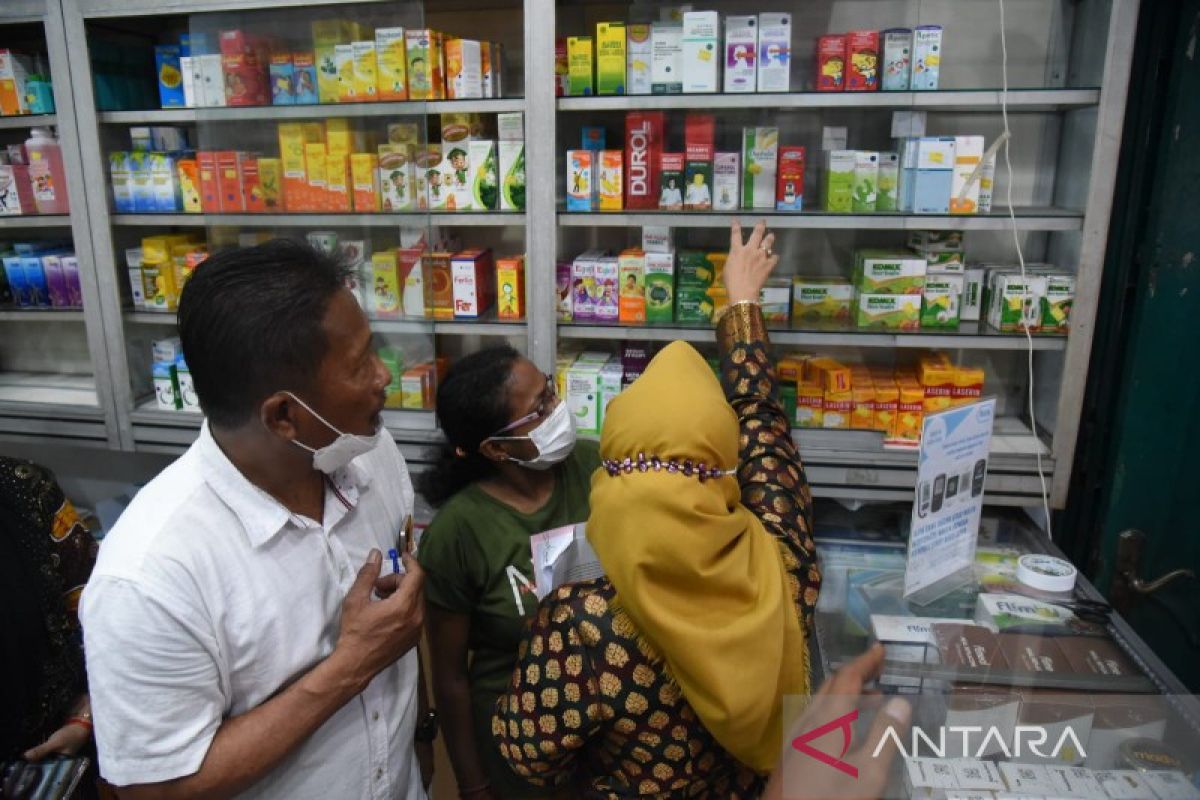 Dinas Kesehatan Medan inspeksi penjualan obat di apotek hingga klinik
