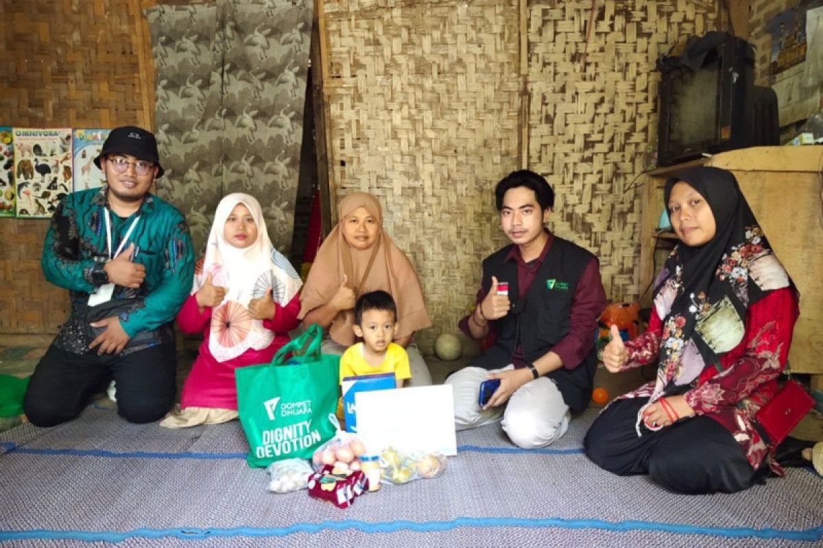 Bantu penanganan stunting, Dompet Dhuafa Lampung distribusi paket gizi anak di Pringsewu