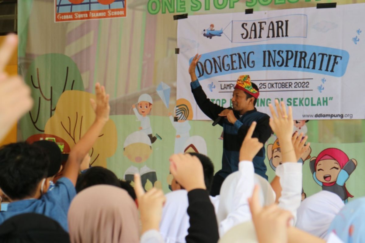 Stop bullying, Dompet Dhuafa Lampung hadirkan safari dongeng bersama Kak Bimo