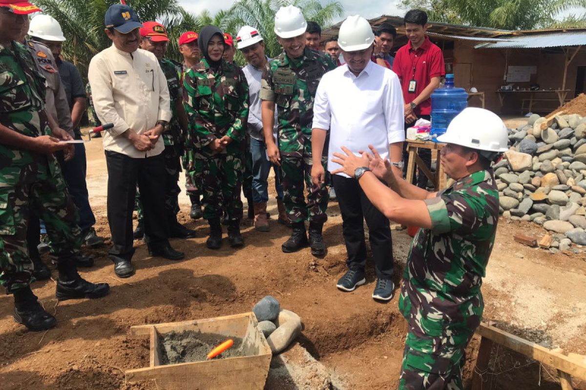 Bupati Dharmasraya : pembangunan Kodim kuatkan sinergitas TNI-Pemda
