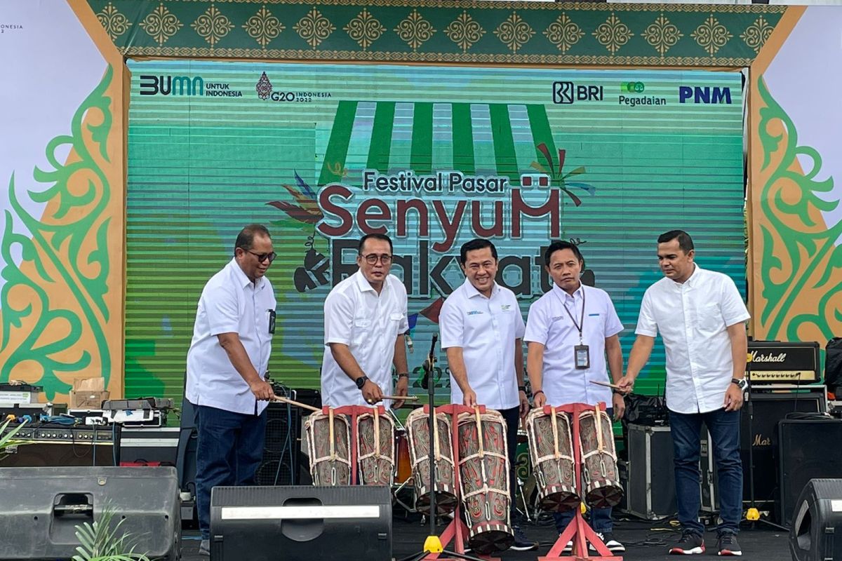 Festival Pasar Senyum Rakyat BRI-Pegadaian-PNM digelar di Medan