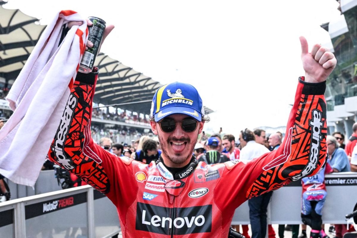 Bagnaia selangkah lagi juara dunia setelah menangi GP Malaysia