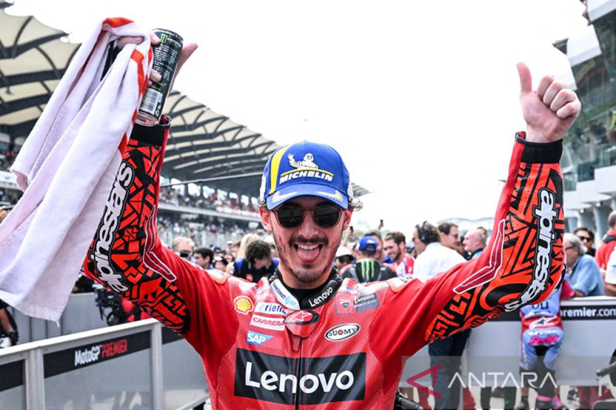 Bagnaia selangkah lagi juara dunia setelah menangi GP Malaysia