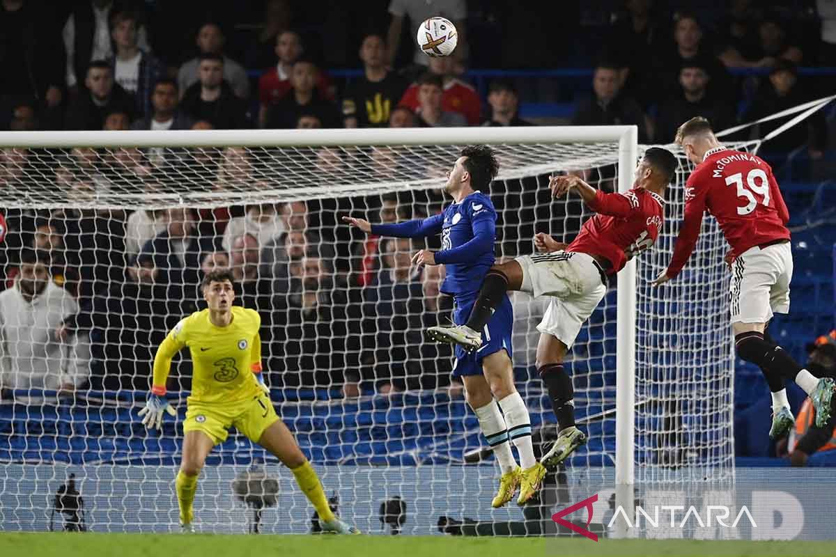 Eriksen puji gol Casemiro ketika Manchester United imbangi Chelsea