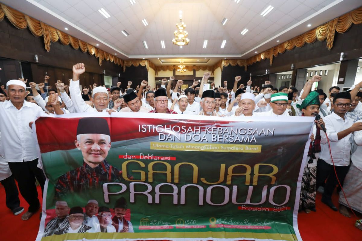 Ulama dan tokoh Minangkabau dukung Ganjar Pranowo jadi presiden di Pilpres 2024