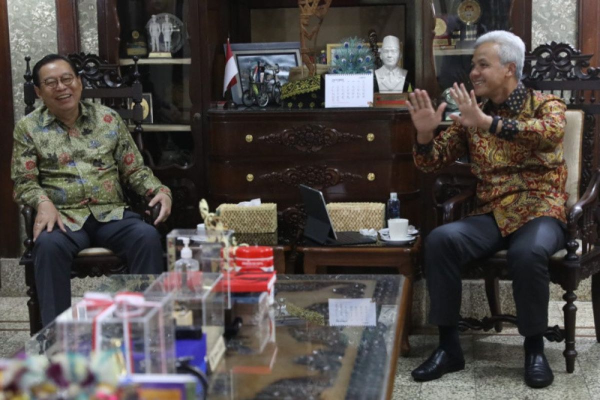 Bertemu Dubes Indonesia untuk Korsel, ini yang dibahas Ganjar Pranowo