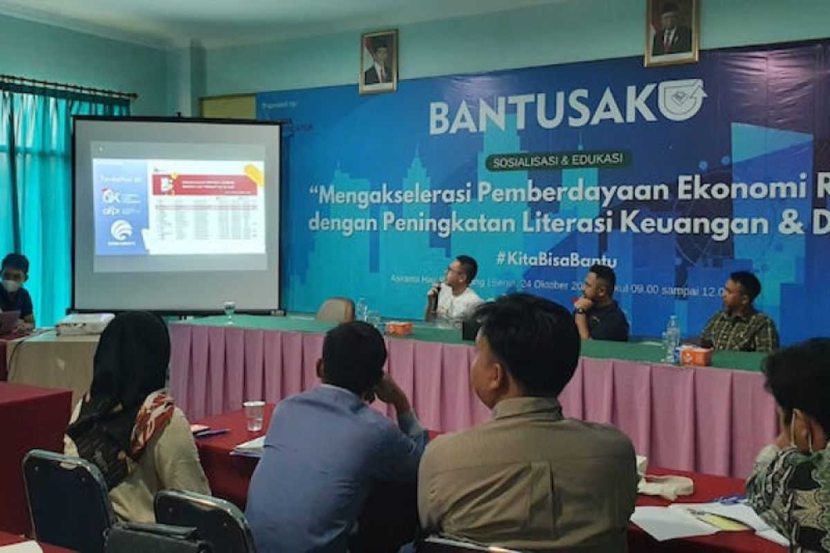 BantuSaku gandeng Bara Foundation tingkatkan literasi keuangan masyarakat Palembang