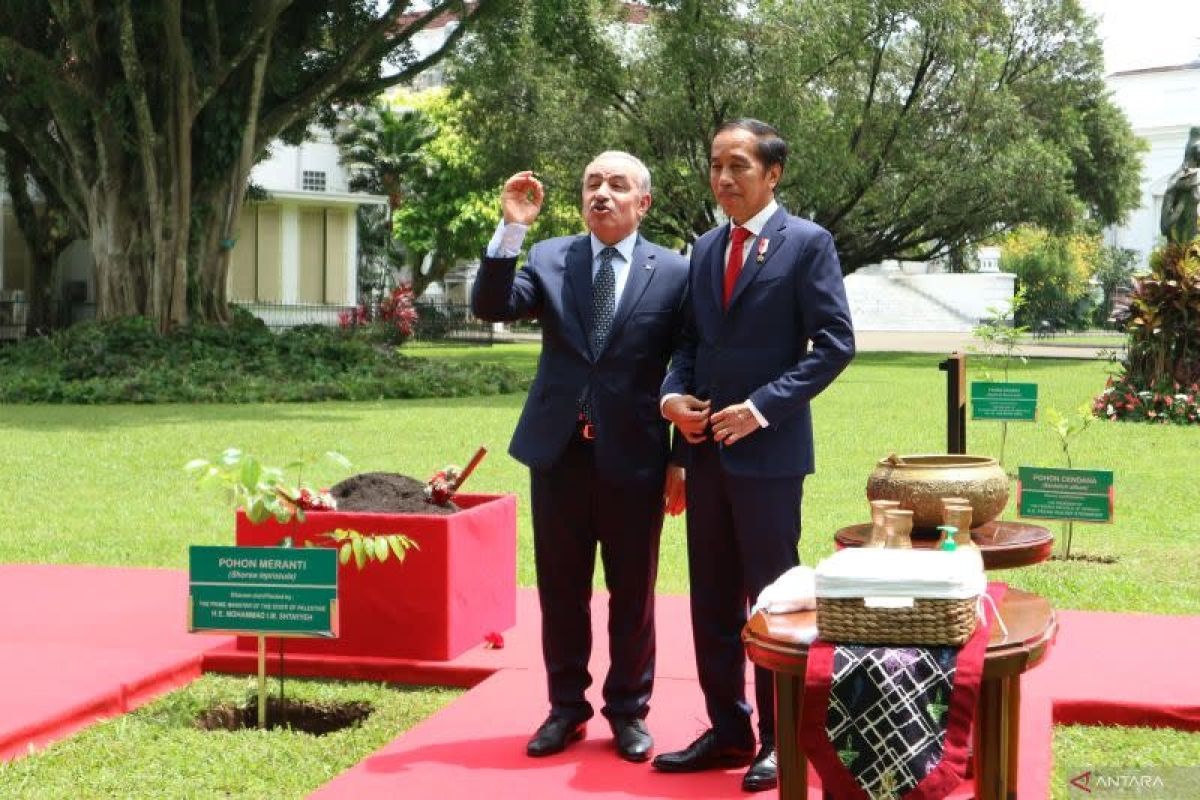 Presiden Jokowi terima kunjungan kenegaraan PM Palestina Mohammad IM Shtayyeh