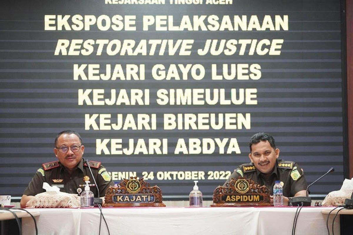 Jampidum setujui penghentian enam perkara di Aceh
