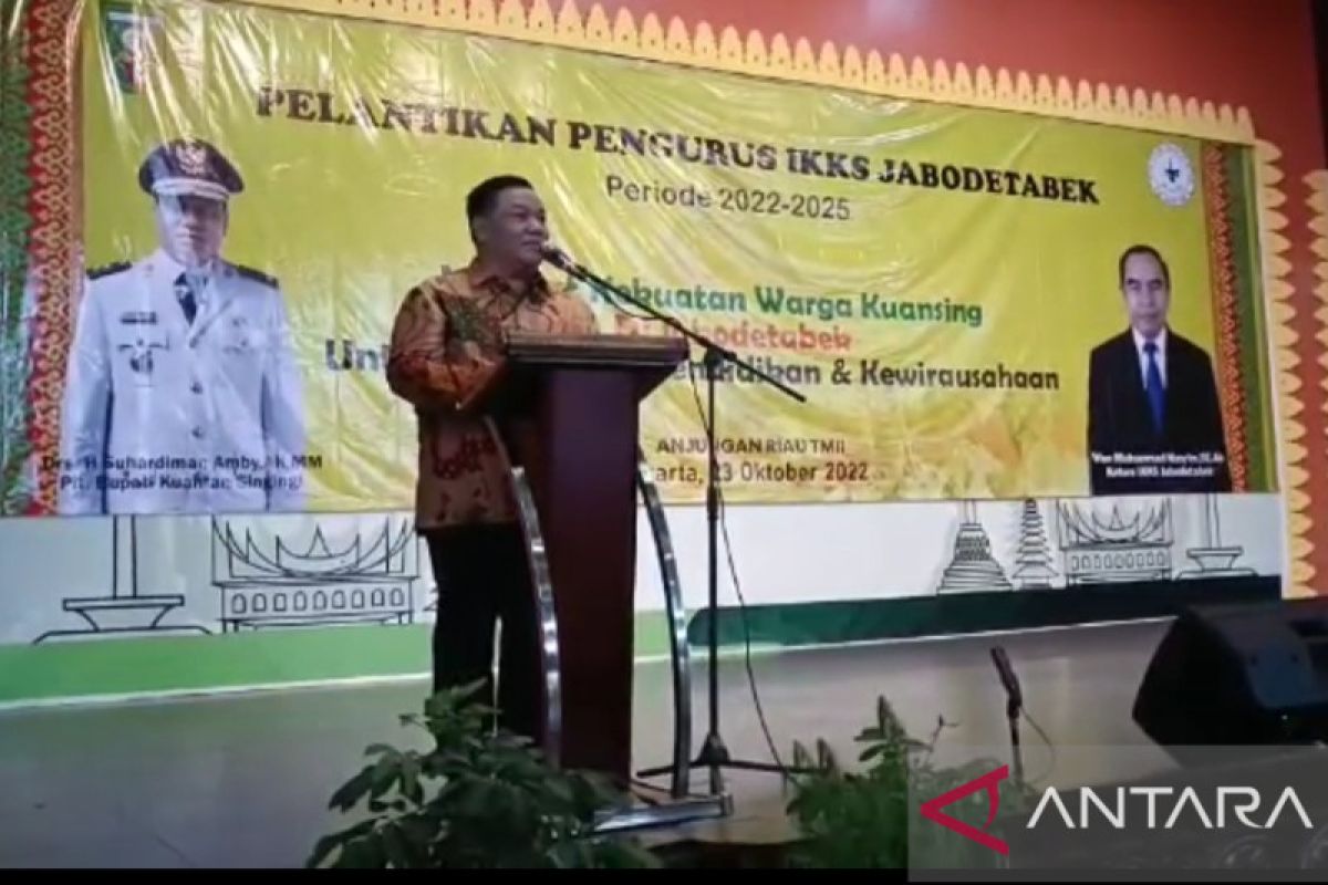 Hadiri pelantikan IKKS se-Jabodetabek, Sekdaprov Riau: Kami akomodir aspirasi masyarakat Kuansing