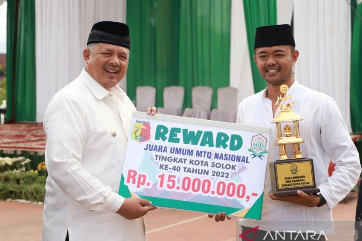 Kelurahan PPA raih juara umum MTQ nasional tingkat Kota Solok