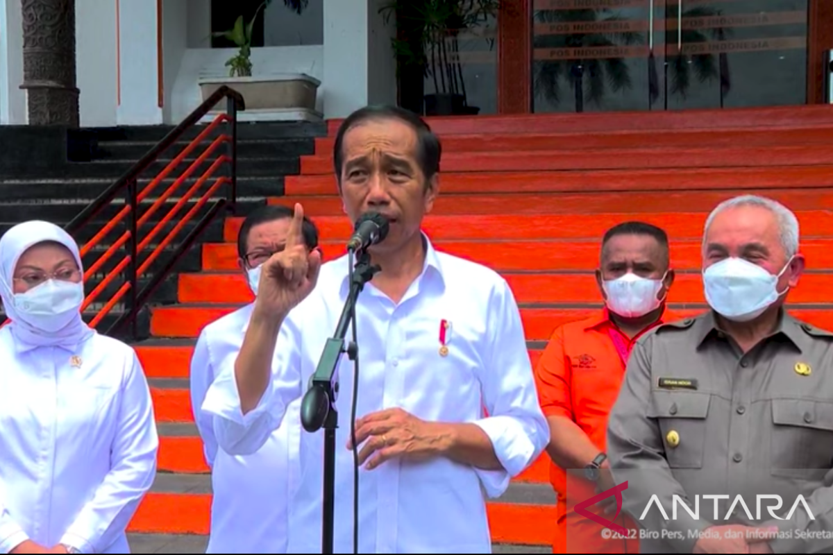 Presiden Jokowi: Pemerintah pusat dan daerah terus bergerak kendalikan inflasi