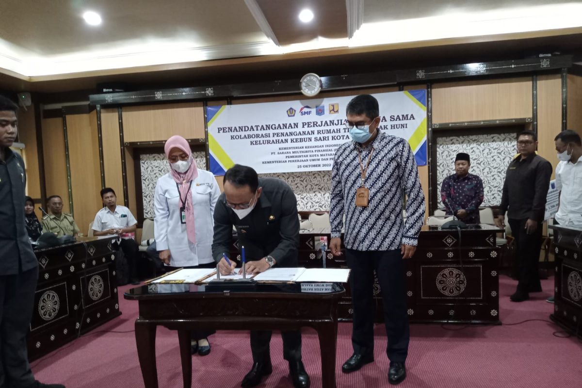 Pemkot Mataram menerima bantuan Rp1,5 miliar pugar rumah kumuh