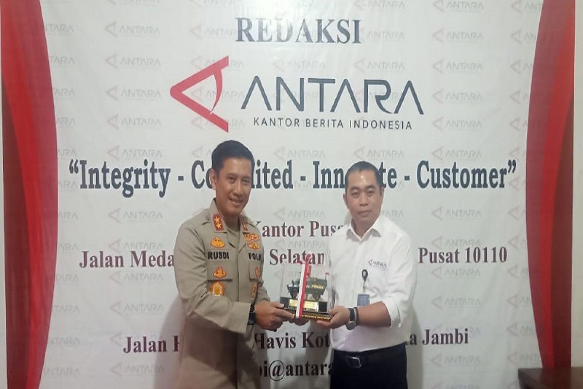 Kapolda Jambi kunjungi LKBN ANTARA