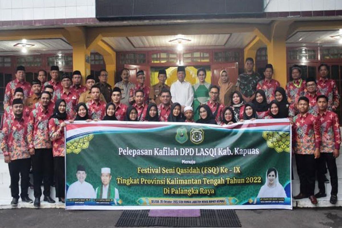 Bupati minta kafilah FSQ asal Kapuas bisa menjaga kekompakan