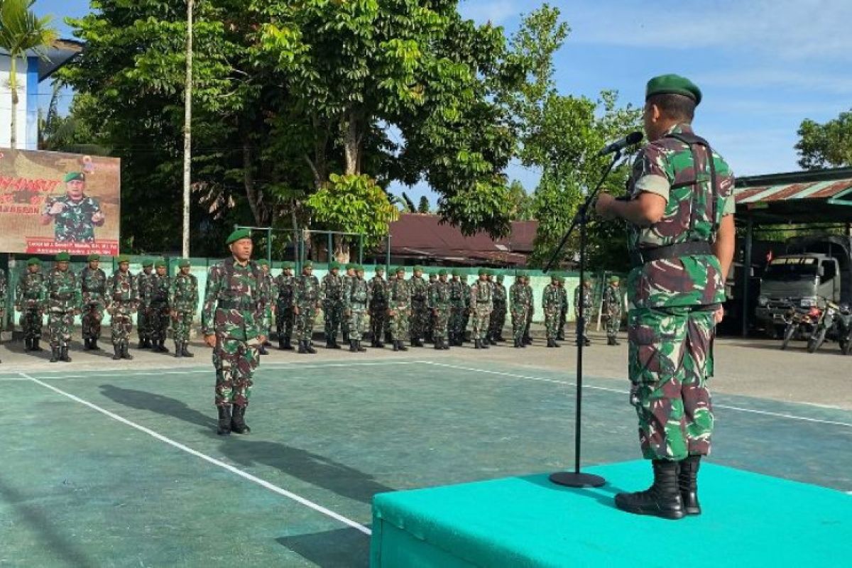 Dandim Biak Numfor cek kesiapan personel hadapi perkembangan terkini