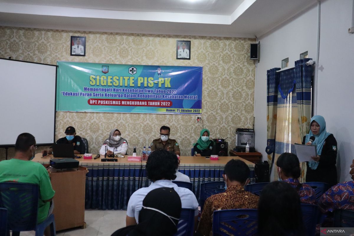 Dinkes Belitung Timur menggelar edukasi rehabilitasi kesehatan mental