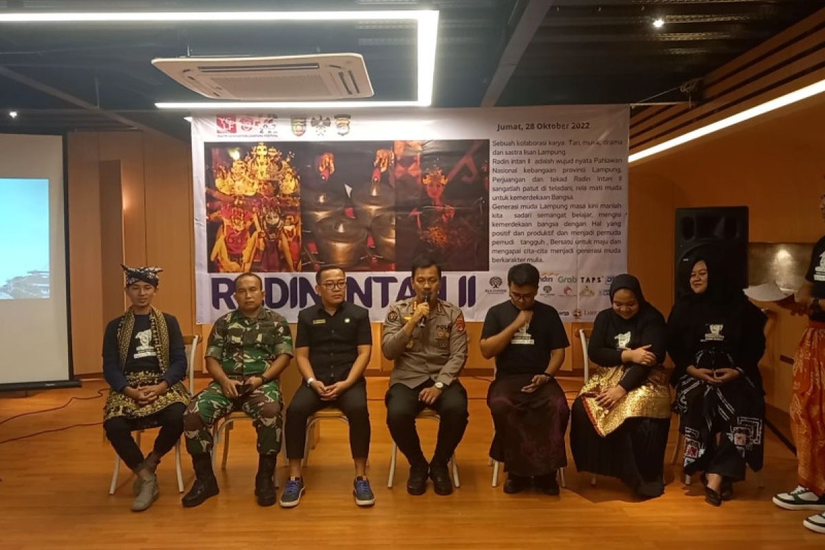 Youth Generation Lampung Festival tampilkan sendratari tentang pahlawan Radin Inten II