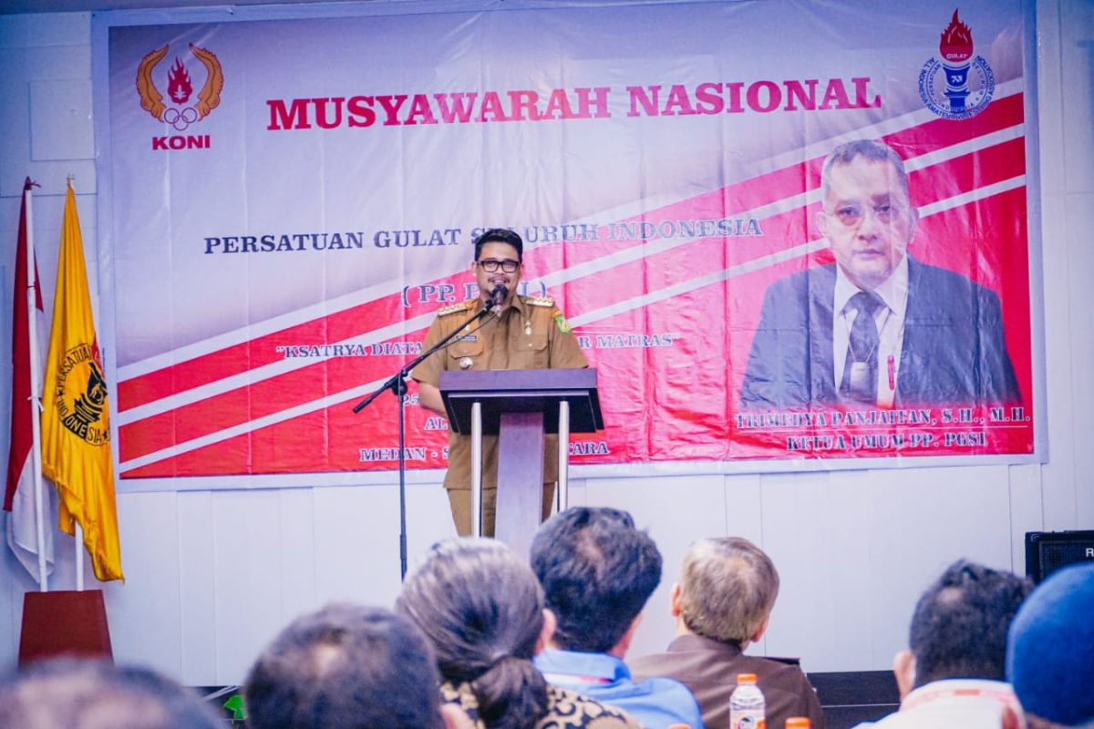 Bobby Nasution harapkan Kota Medan lahirkan atlet gulat handal