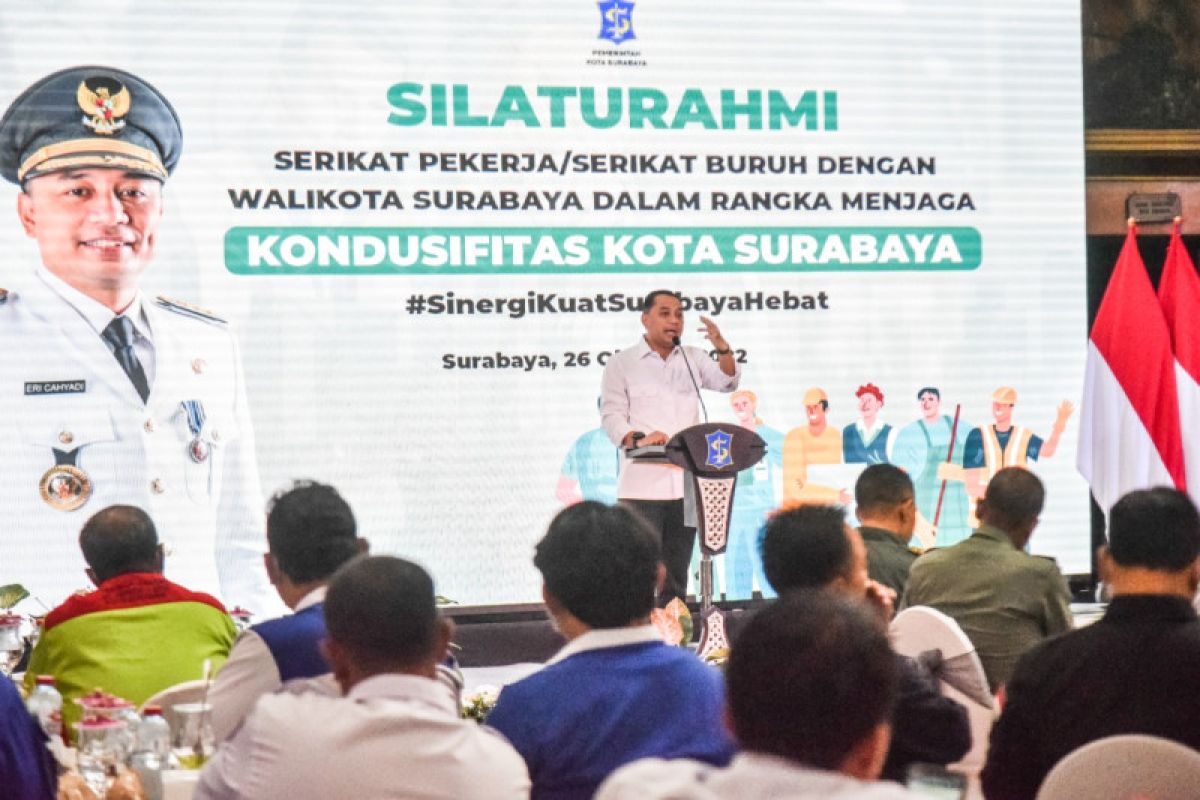 Buruh keluhkan nasibnya ke Wali Kota Surabaya jelang penetapan UMK