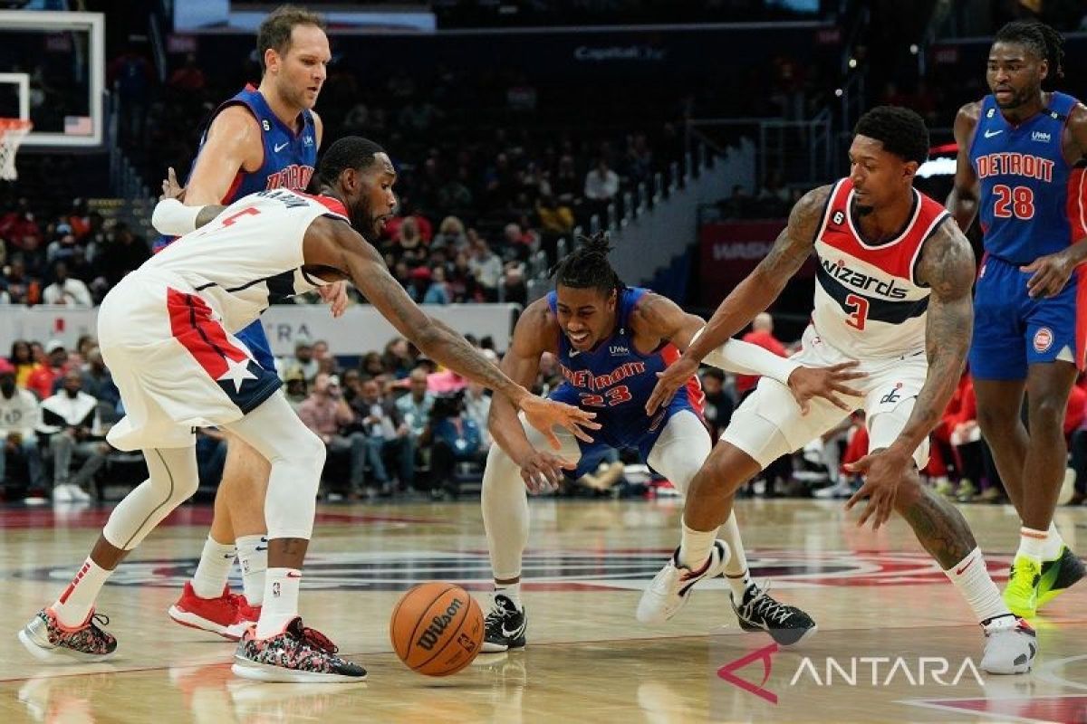 Washington Wizards perpanjang rekor sempurna jamu Pistons sejak 2014