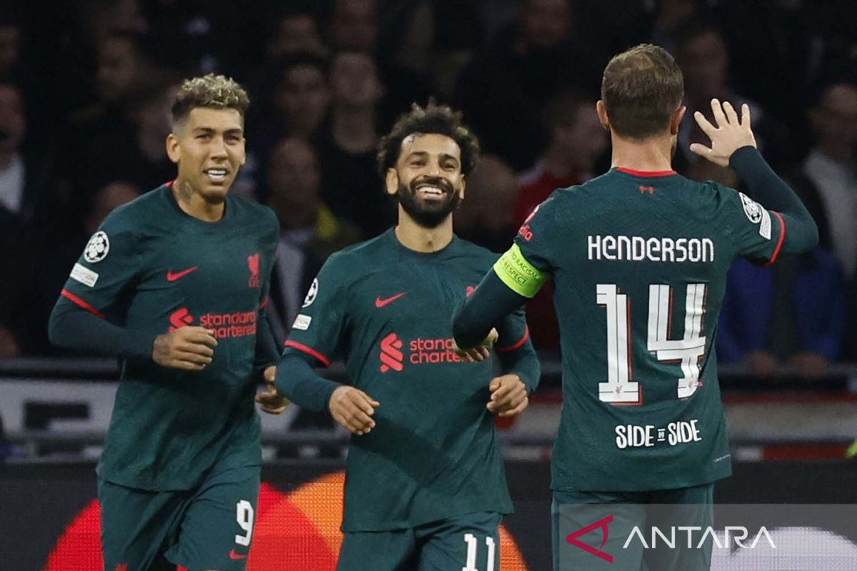 Liverpool raih tiket 16 besar setelah menang atas Ajax
