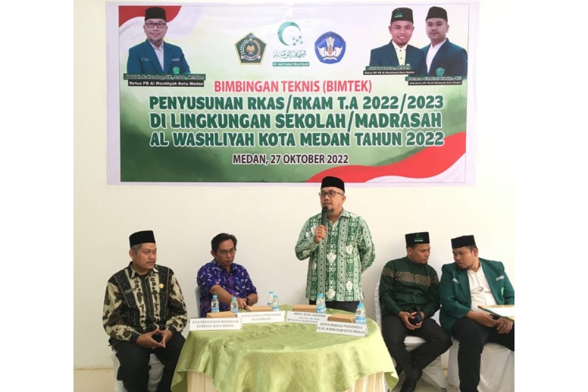 Al Washliyah Medan gelar Bimtek RKAS dan RKAM