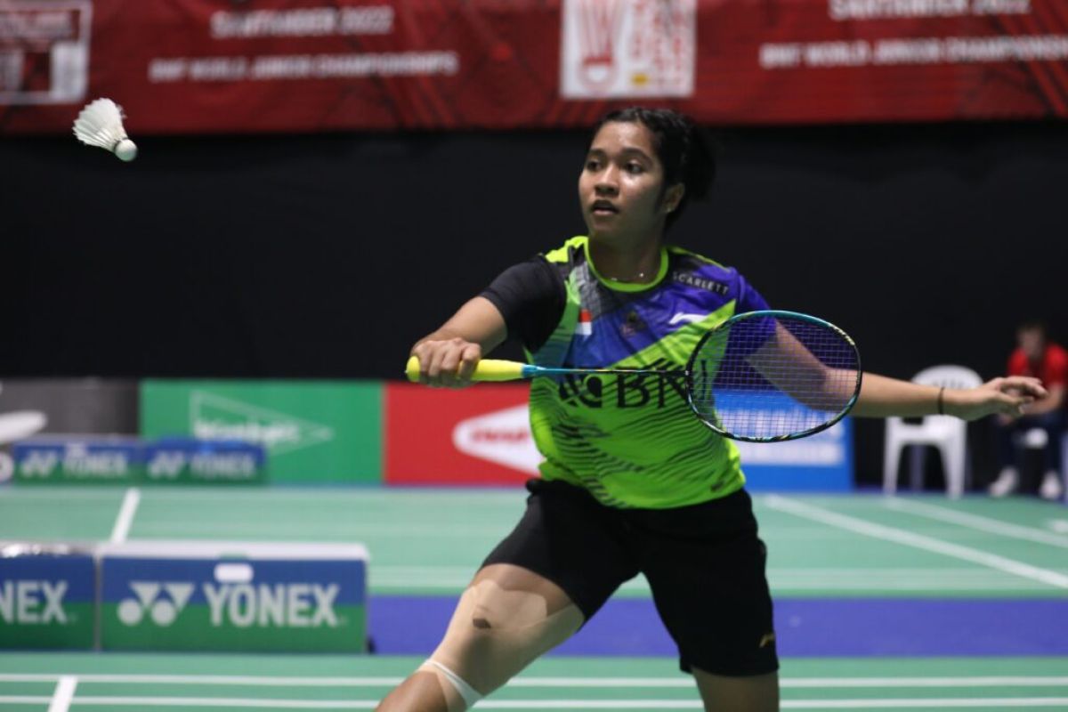 Tunggal putri Indonesia terhenti di semifinal kejuaraan dunia yunior