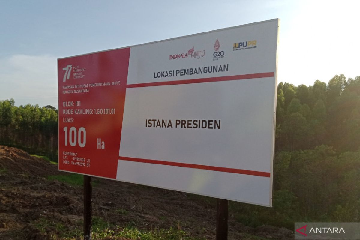 Gedung Istana Presiden pertama dibangun di kawasan inti IKN Nusantara