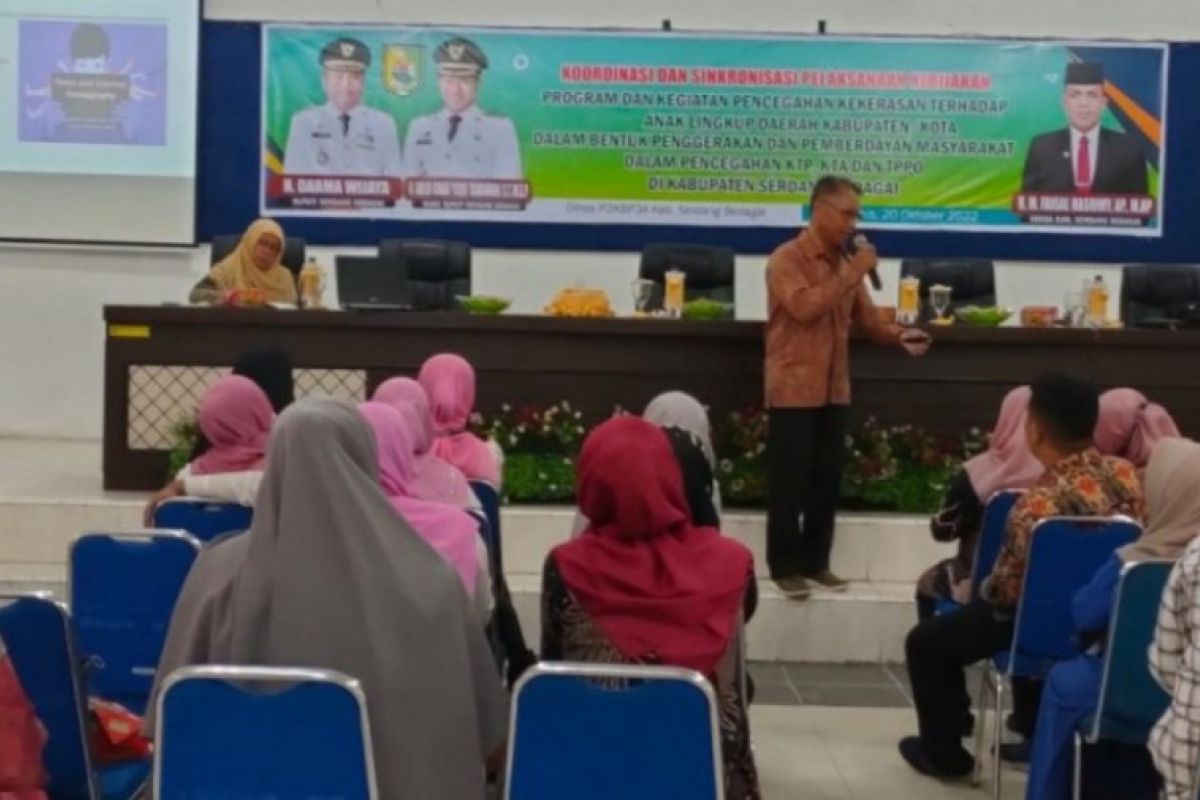 Pemkab Sergai tingkatkan wawasan SDM lembaga layanan perempuan dan anak