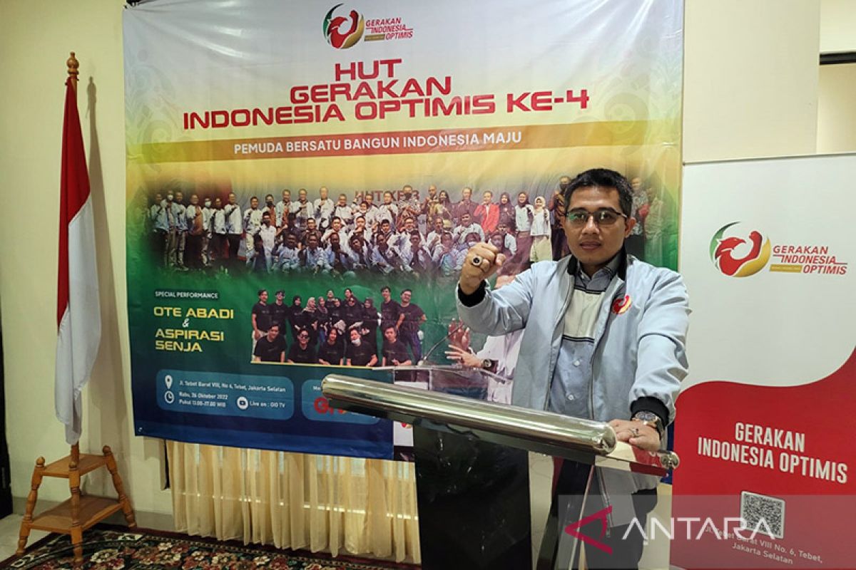 Gerakan Indonesia Optimis perkuat semangat pemuda hadapi krisis