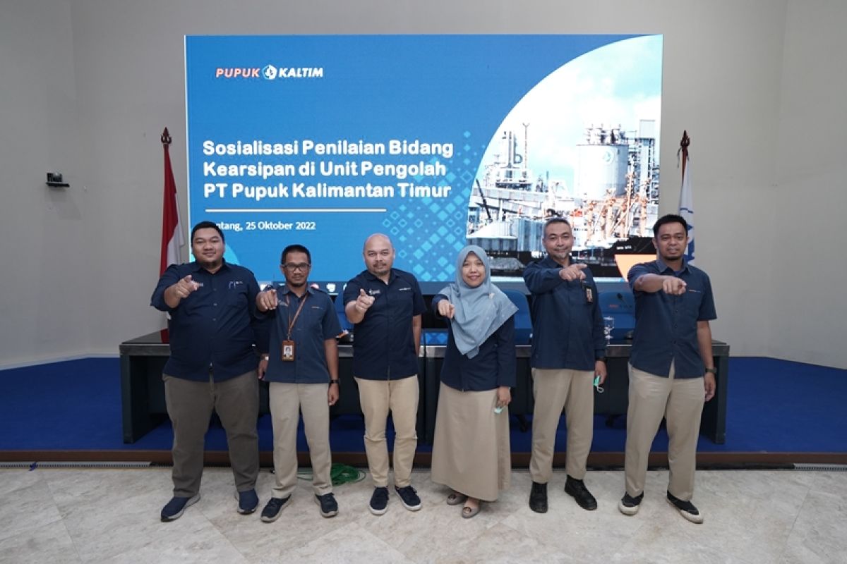 Pupuk Kaltim nilai tata kelola kearsipan seluruh unit kerja percepat akreditasi ANRI