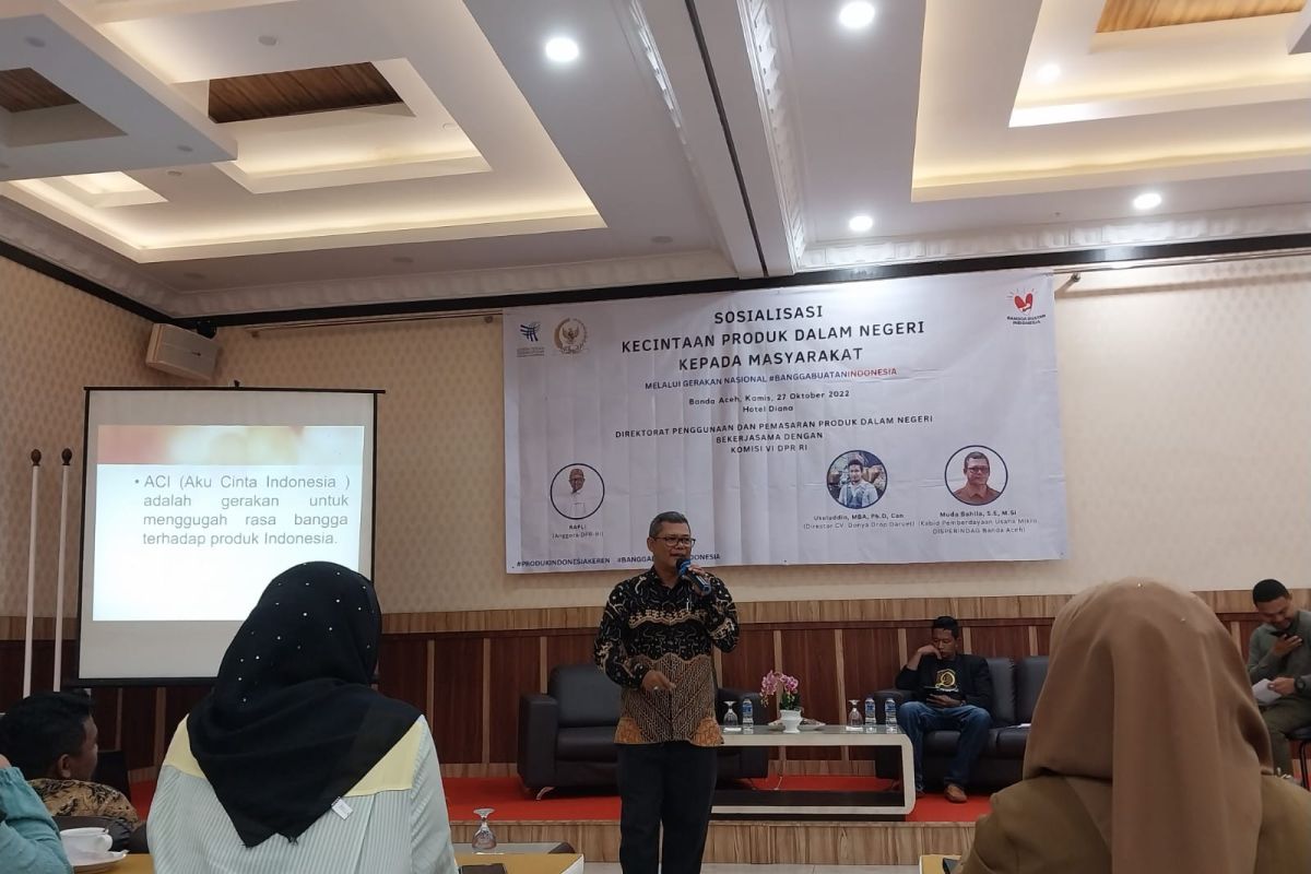 Kemendag ajak masyarakat Aceh beli produk dalam negeri