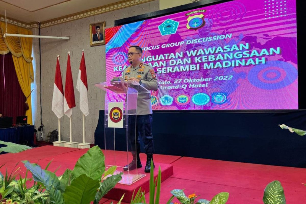 Polda Gorontalo gelar diskusi penguatan wawasan kebangsaan