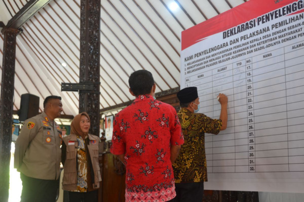 Deklarasi damai pilkades di Purbalingga, Bupati Dyah sebut bentuk kedewasaan