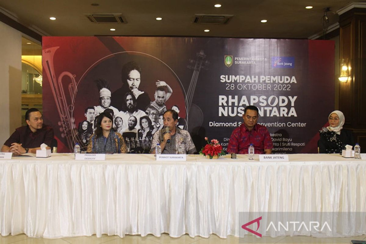 Surakarta bangkitkan semangat Sumpah Pemuda lewat konser Rhapsody Nusantara