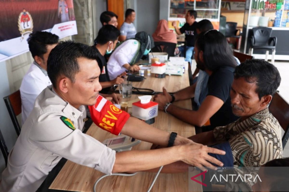 Polres Nagan Raya gelar pengobatan gratis bagi masyarakat