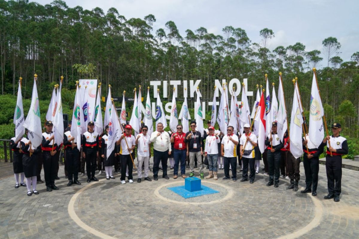 Gaung komitmen persatuan pemuda di Titik Nol IKN Nusantara